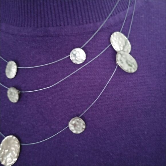 💥FREE with purchase💥 Brass Triple Wire Strand  Necklace - Picture 3 of 6